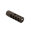 1/2x28 .30 Cal Titanium Self Timing Muzzle Brake Patriot Brown Cerakote
